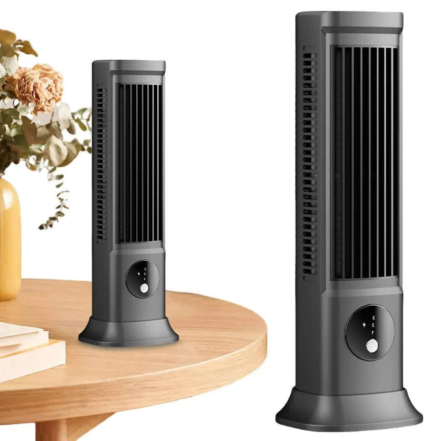 Portable Mini Rechargeable Desk Fan with Air Conditioning Function - USB Powered, Quiet Operation, Ideal for Home & Office Use