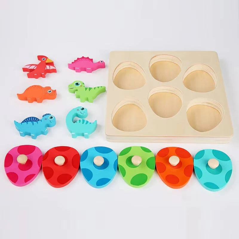 Colorful Dinosaur Jigsaw Puzzle for Kids - Fun & Educational 48-Piece Puzzle for Ages 3+
