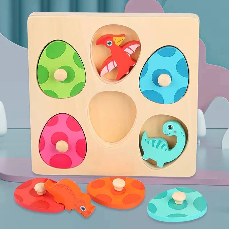 Colorful Dinosaur Jigsaw Puzzle for Kids - Fun & Educational 48-Piece Puzzle for Ages 3+