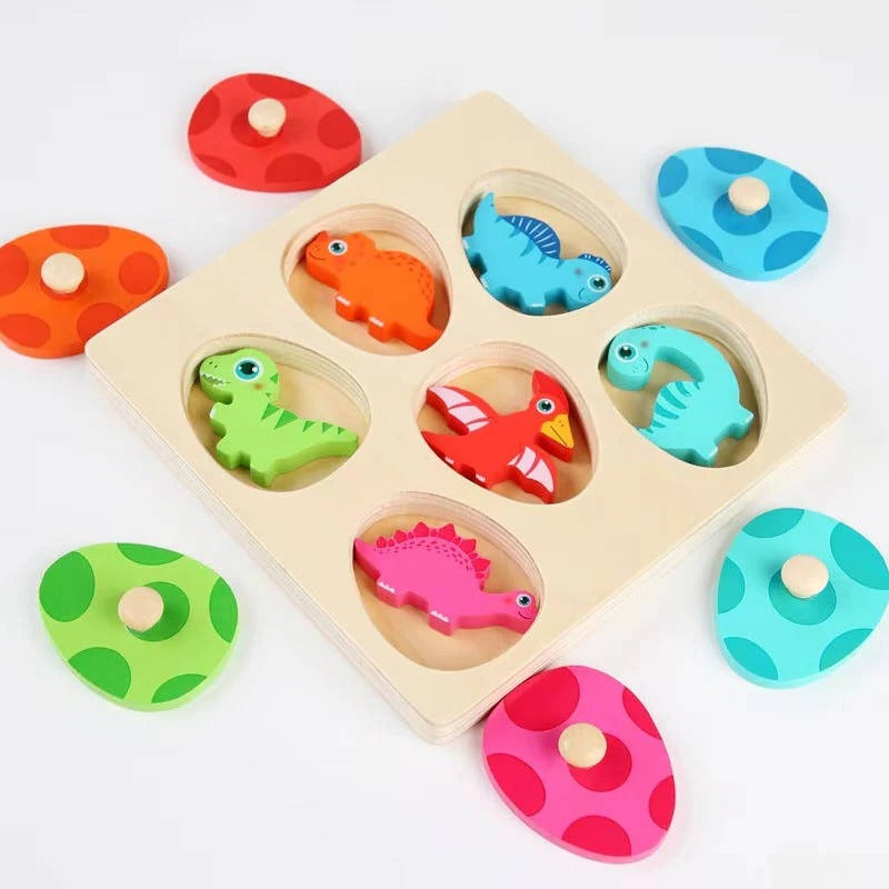Colorful Dinosaur Jigsaw Puzzle for Kids - Fun & Educational 48-Piece Puzzle for Ages 3+