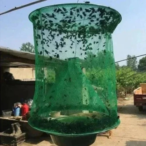 Reusable Ranch Fly Trap - Eco-Friendly Insect Catcher for Effective Fly Control