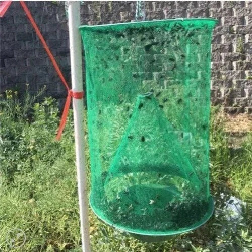 Reusable Ranch Fly Trap - Eco-Friendly Insect Catcher for Effective Fly Control