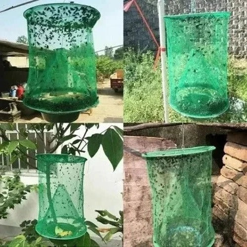 Reusable Ranch Fly Trap - Eco-Friendly Insect Catcher for Effective Fly Control