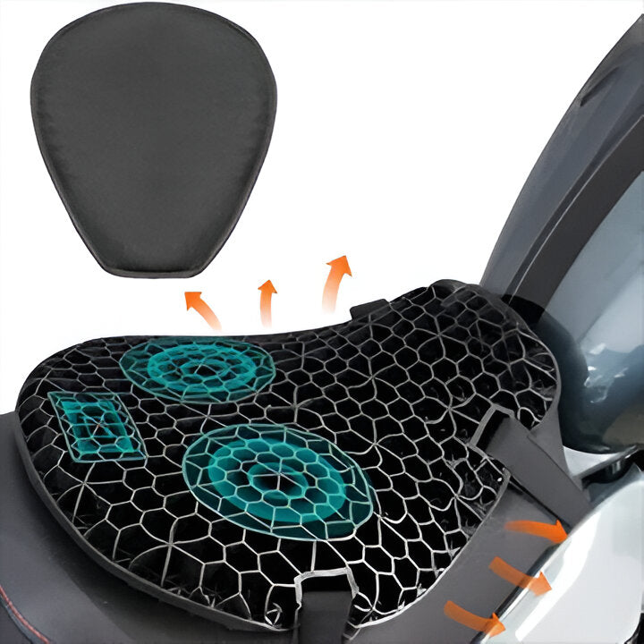 Premium Motorcycle Gel Seat Pad for Ultimate Comfort on Long Distance Rides
