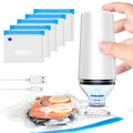 Compact Food Vacuum Sealer - Space-Saving Design for Freshness & Flavor Preservation | Ideal for Sous Vide & Meal Prep