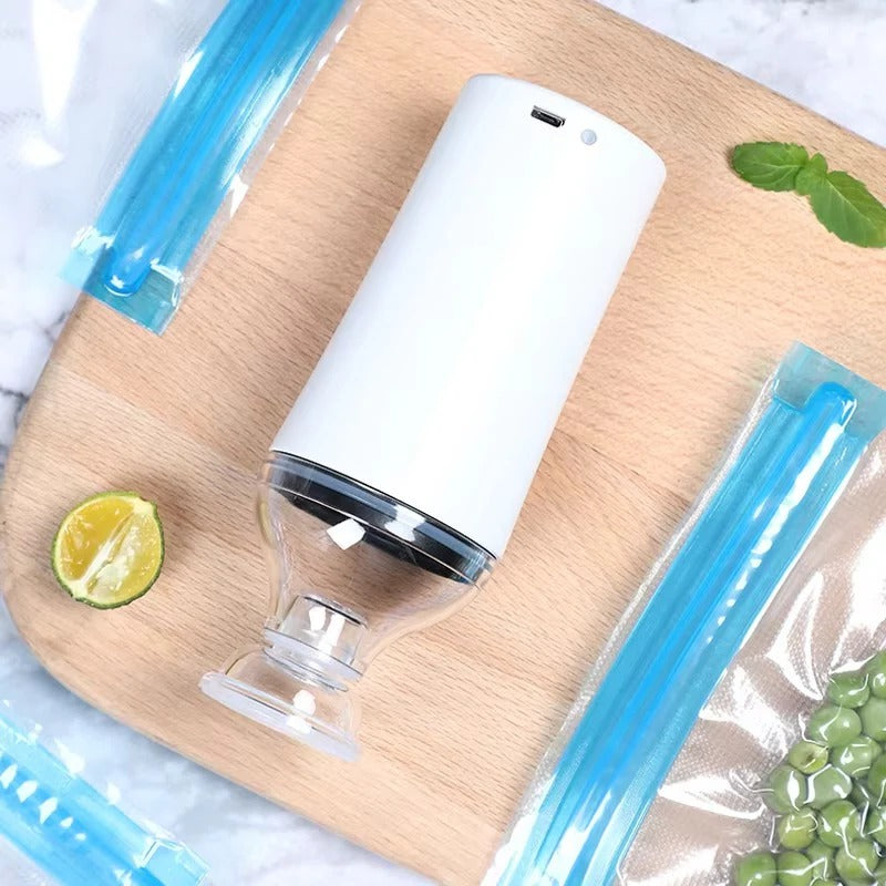 Compact Food Vacuum Sealer - Space-Saving Design for Freshness & Flavor Preservation | Ideal for Sous Vide & Meal Prep