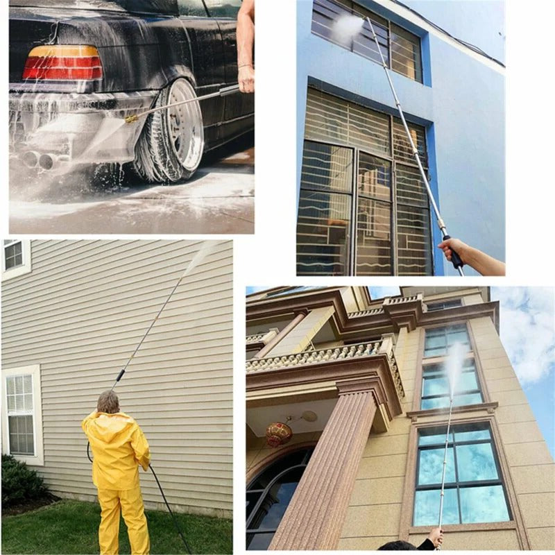4000 PSI Telescoping High Pressure Washer Wand Set – Ideal for Gutter, Roof, and Wall Cleaning
