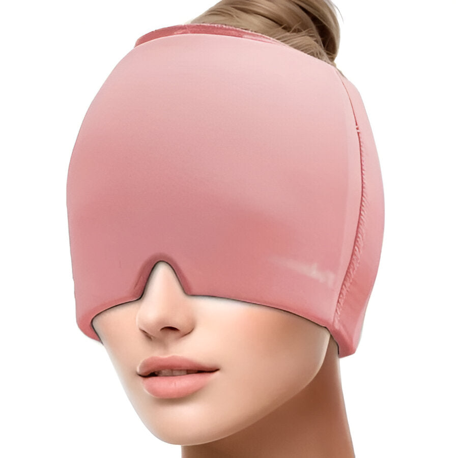 Versatile Reusable Gel Head Wrap - Hot & Cold Therapy for Ultimate Comfort & Pain Relief
