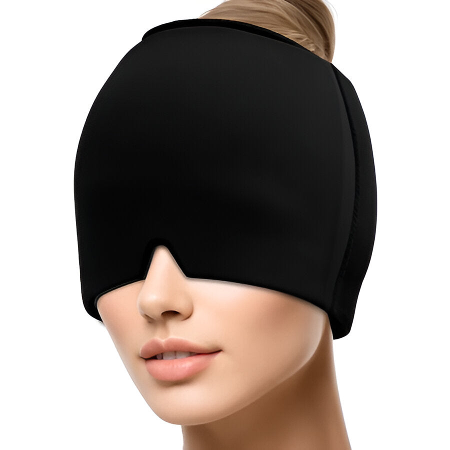 Versatile Reusable Gel Head Wrap - Hot & Cold Therapy for Ultimate Comfort & Pain Relief