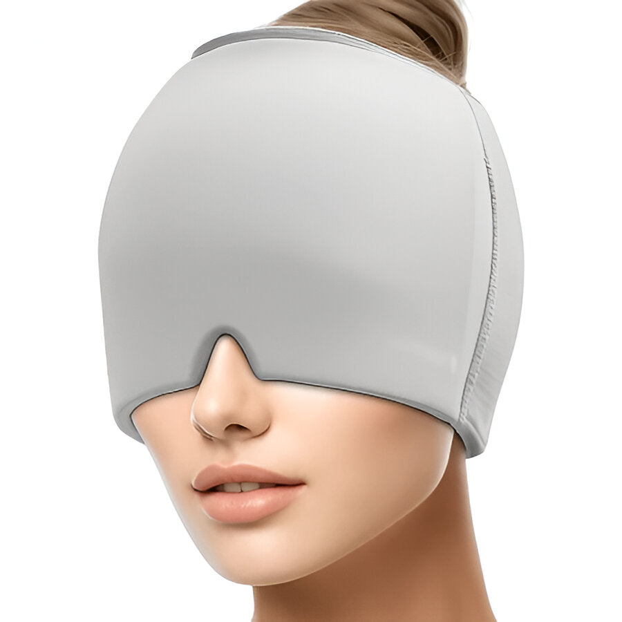 Versatile Reusable Gel Head Wrap - Hot & Cold Therapy for Ultimate Comfort & Pain Relief