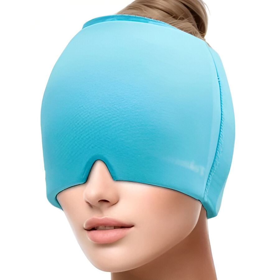 Versatile Reusable Gel Head Wrap - Hot & Cold Therapy for Ultimate Comfort & Pain Relief