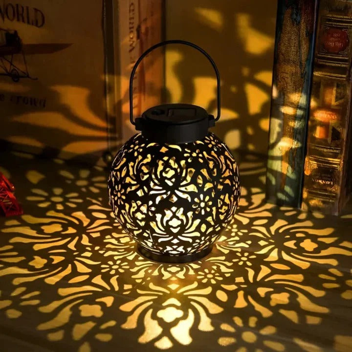 Weatherproof Solar LED Pendant Light - Energy-Efficient Outdoor Lighting for Patios, Gardens, and Porches