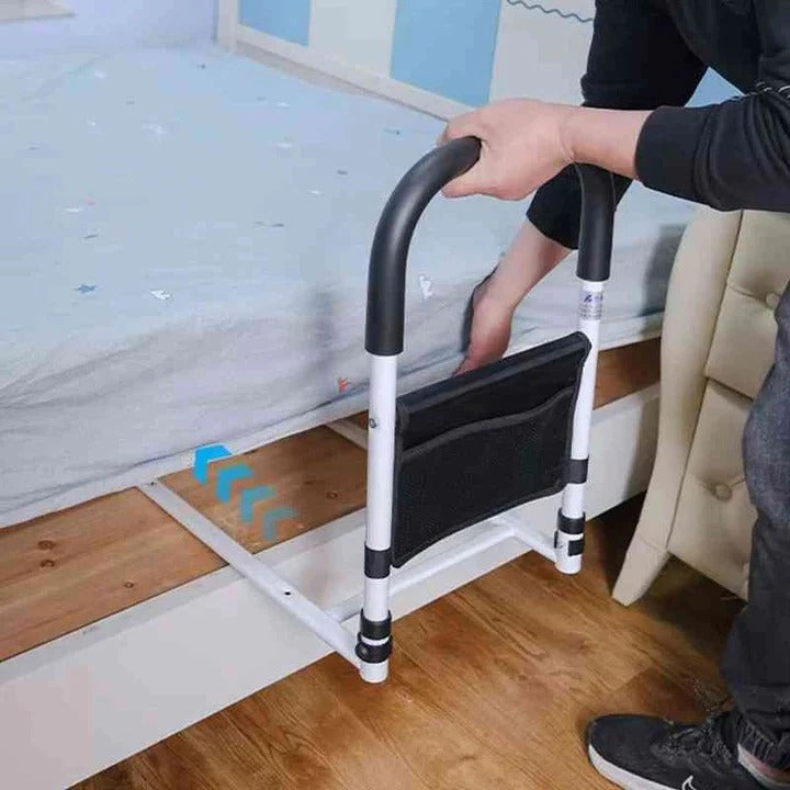 Adjustable Bed Side Rails for Elderly - Safety Guard for Seniors, Fall Prevention, Easy Installation
