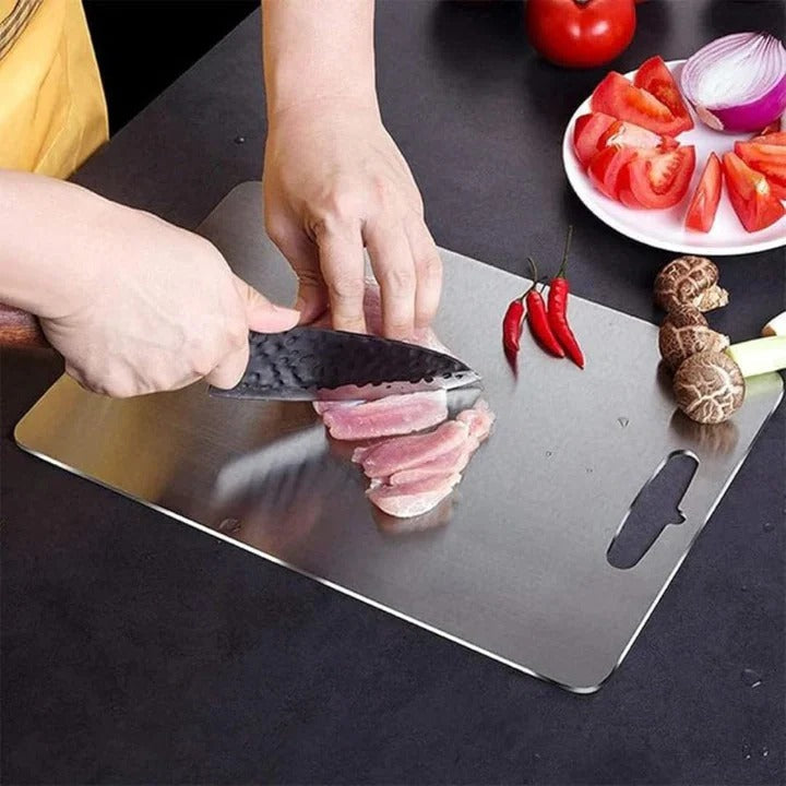 Premium Titanium Cutting Board - Durable, Lightweight, and Non-Stick Kitchen Essential