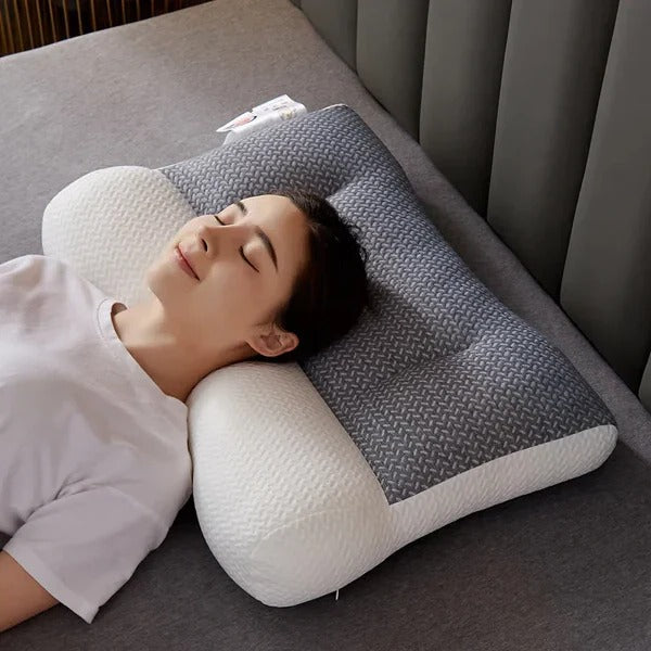 Ergonomic Orthopedic Neck Pillow for Comfortable Sleep & Neck Support