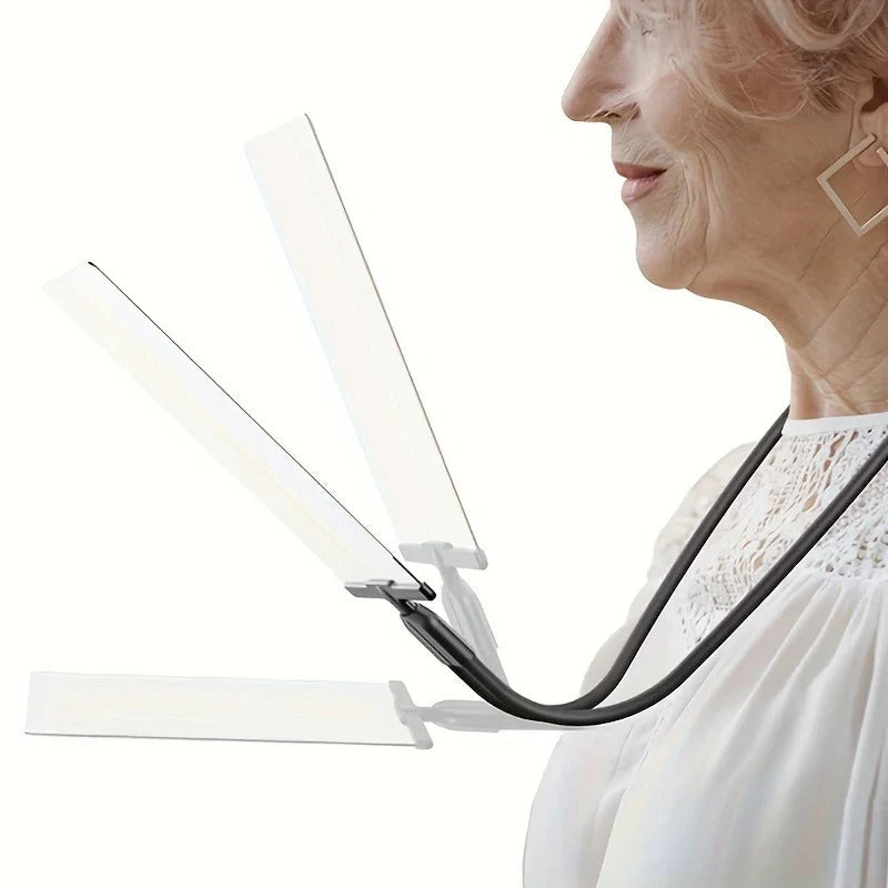 Hands-Free Magnifying Glass with Flexible Neck - Ideal for Easy Reading and Close-Up Tasks
