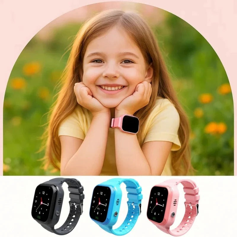 Kids Smart Watch with GPS Tracker - Waterproof, Fitness Tracking, and SOS Alert Features