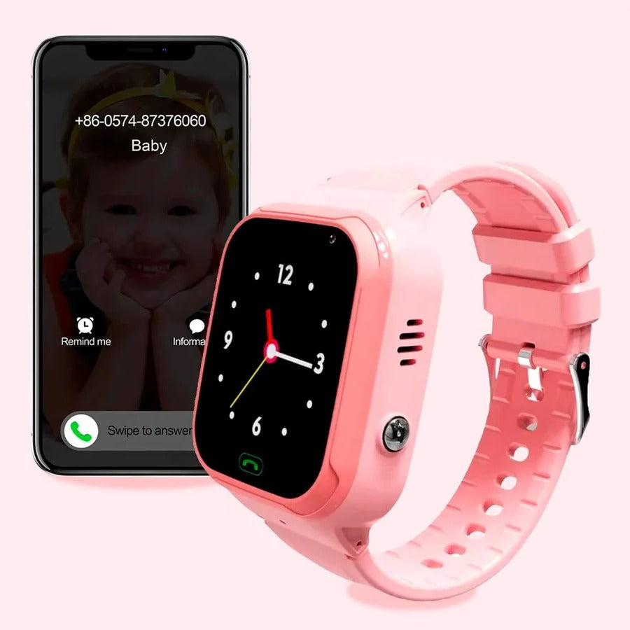 Kids Smart Watch with GPS Tracker - Waterproof, Fitness Tracking, and SOS Alert Features