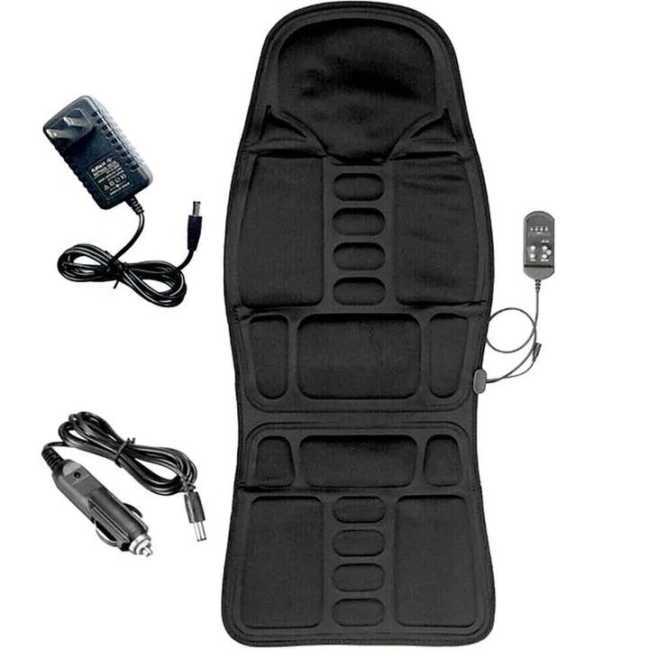 8-Mode Heated Massage Chair Pad with Back and Neck Cushion - Relaxation & Pain Relief