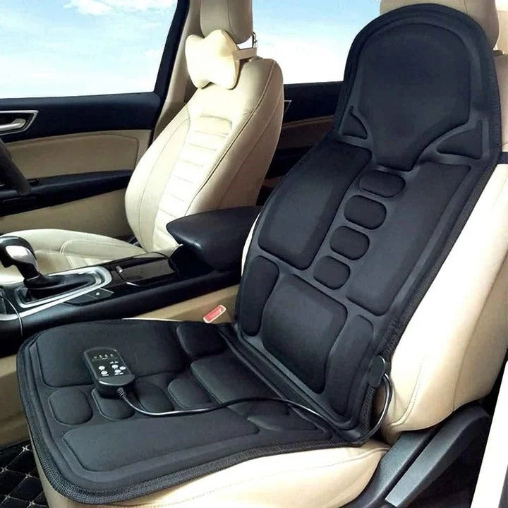 8-Mode Heated Massage Chair Pad with Back and Neck Cushion - Relaxation & Pain Relief