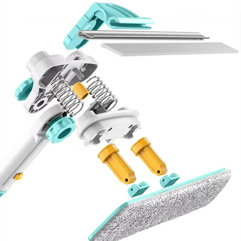 Extendable Long Handle Window Cleaning Brush - Streak-Free, Reach High Windows with Ease