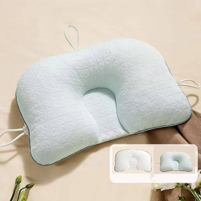 Ergonomic Baby Pillow for Flat Head Prevention - Infant Head Support Pillow for Optimal Comfort and Alignment