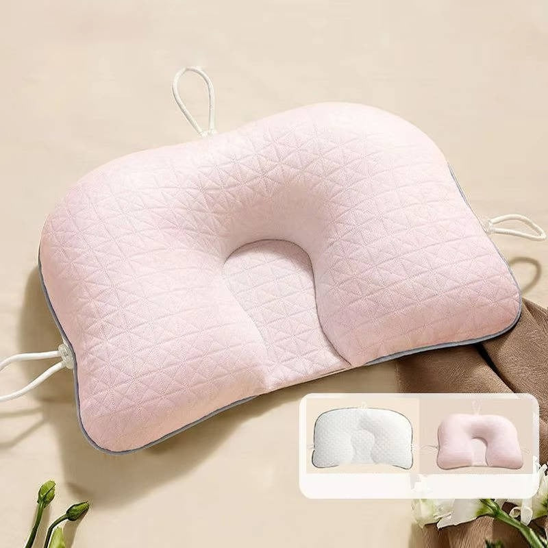 Ergonomic Baby Pillow for Flat Head Prevention - Infant Head Support Pillow for Optimal Comfort and Alignment