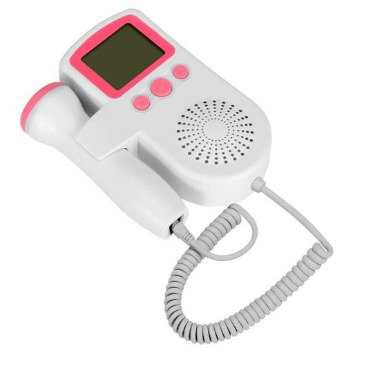Fetal Doppler Heart Rate Monitor with Sound Detection - Prenatal Baby Heartbeat Listener