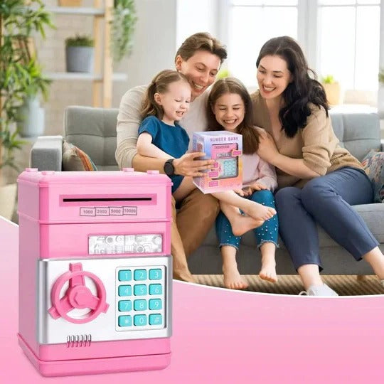 Colorful Kids' Piggy Bank - Fun & Durable Savings Bank for Children