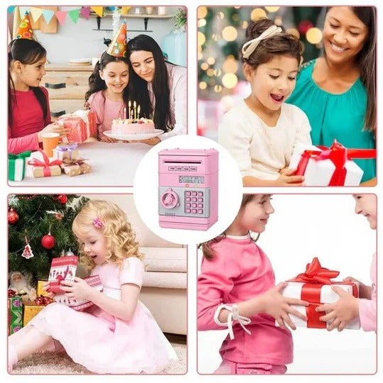 Colorful Kids' Piggy Bank - Fun & Durable Savings Bank for Children