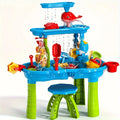 3-in-1 Outdoor Sand and Water Table for Kids - Versatile Play Station with Fun Accessories for Creative Outdoor Activities