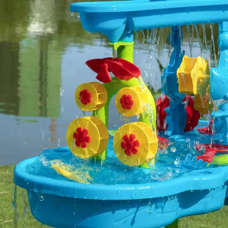 3-in-1 Outdoor Sand and Water Table for Kids - Versatile Play Station with Fun Accessories for Creative Outdoor Activities