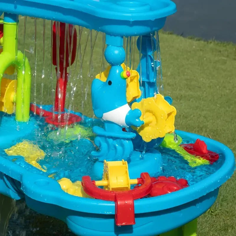 3-in-1 Outdoor Sand and Water Table for Kids - Versatile Play Station with Fun Accessories for Creative Outdoor Activities