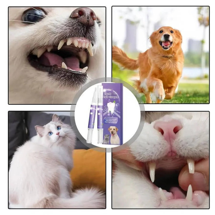 3-Pack Dog Oral Repair Gel - Effective Dental Care for Healthy Gums & Fresh Breath