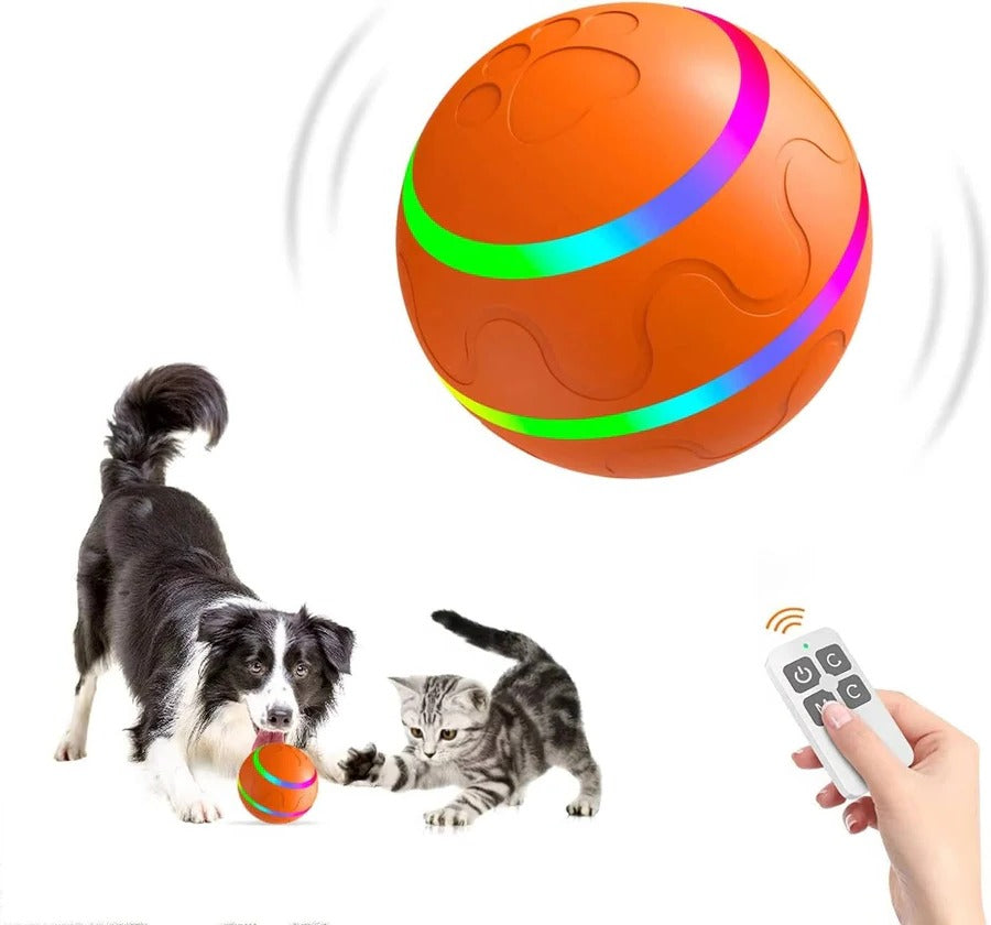 Interactive Dog & Cat Ball Toy - Engaging Pet Play Ball for Dogs and Cats - Stimulating Fun & Exercise