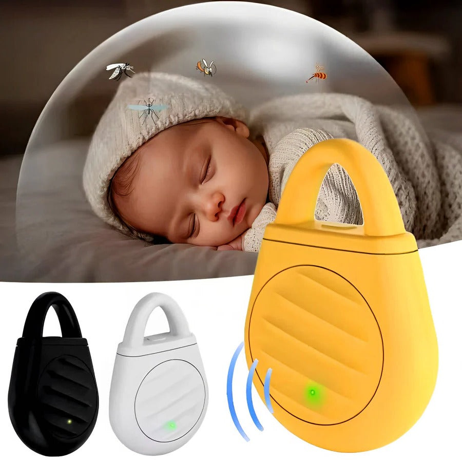 Ultrasonic Mosquito Repellent Device - Eco-Friendly, Chemical-Free Insect Control for Home & Outdoor Use