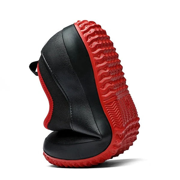 Men's Waterproof Slip-On Work Shoes - Durable, Slip-Resistant, Comfortable Safety Footwear for All-Day Wear