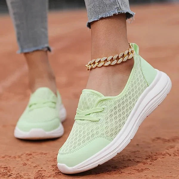 Women's Orthopedic Comfort Shoes - Soft Sole Mesh Sneakers for All-Day Support and Breathability