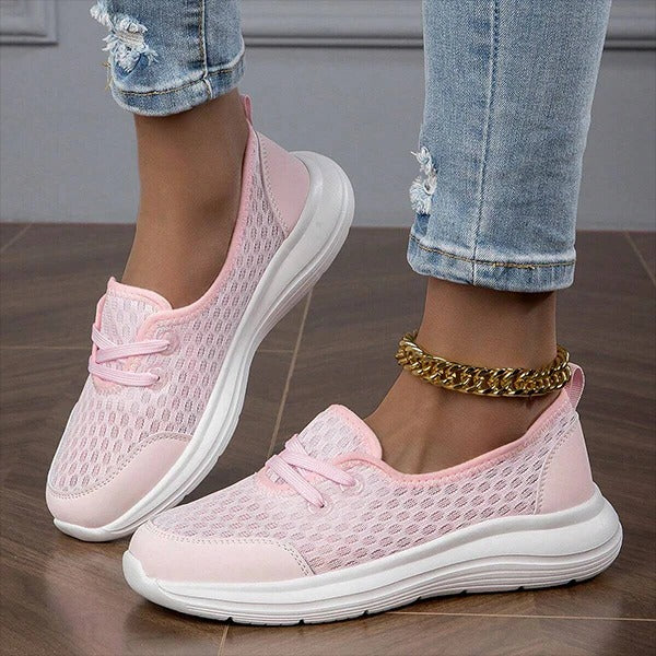 Women's Orthopedic Comfort Shoes - Soft Sole Mesh Sneakers for All-Day Support and Breathability