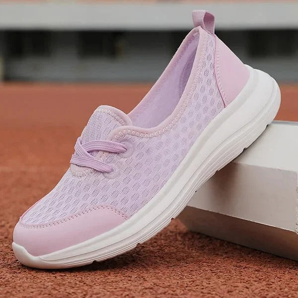 Women's Orthopedic Comfort Shoes - Soft Sole Mesh Sneakers for All-Day Support and Breathability