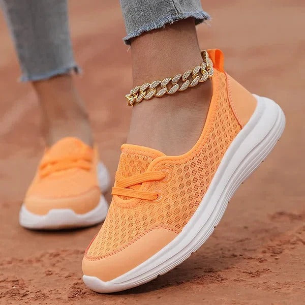 Women's Orthopedic Comfort Shoes - Soft Sole Mesh Sneakers for All-Day Support and Breathability
