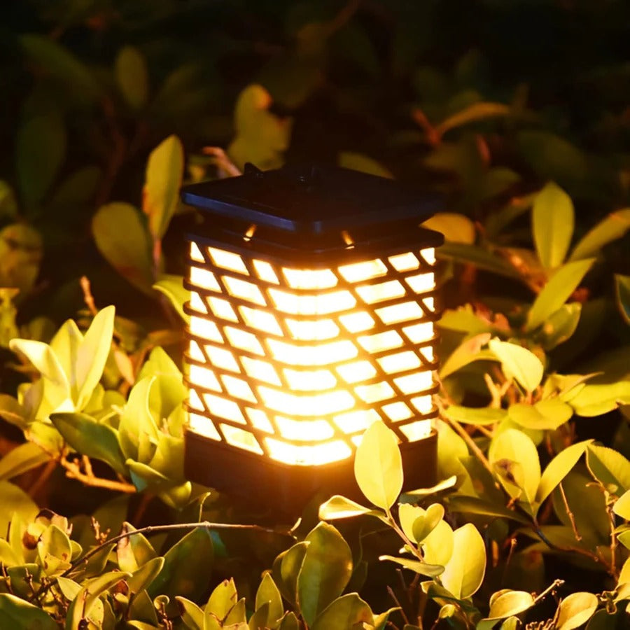 Solar-Powered LED Garden Lantern - Eco-Friendly Outdoor Lighting for Pathways & Patios