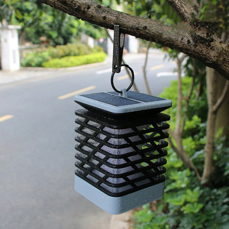 Solar-Powered LED Garden Lantern - Eco-Friendly Outdoor Lighting for Pathways & Patios