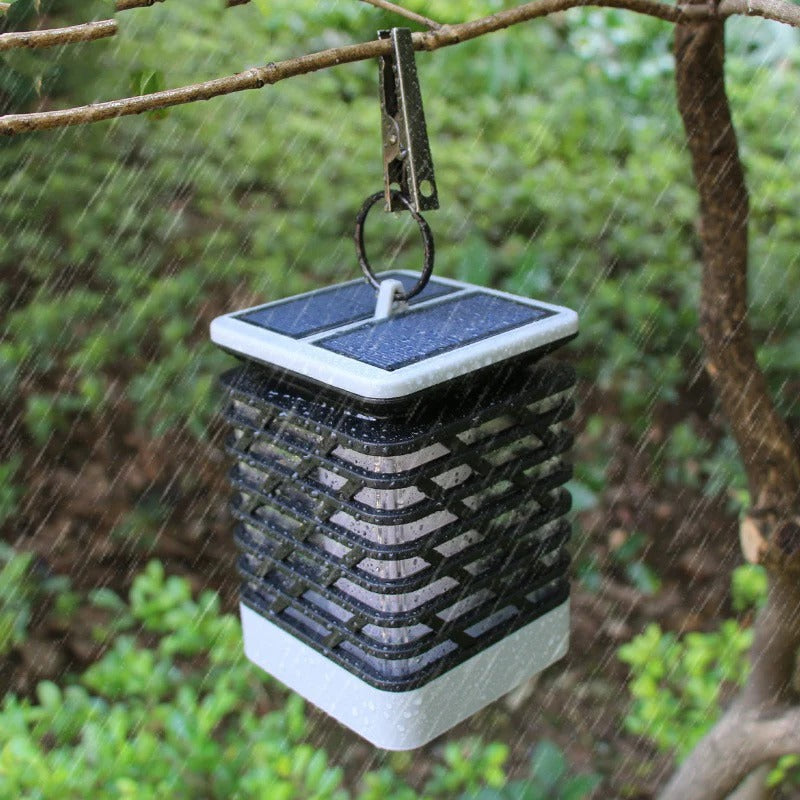 Solar-Powered LED Garden Lantern - Eco-Friendly Outdoor Lighting for Pathways & Patios