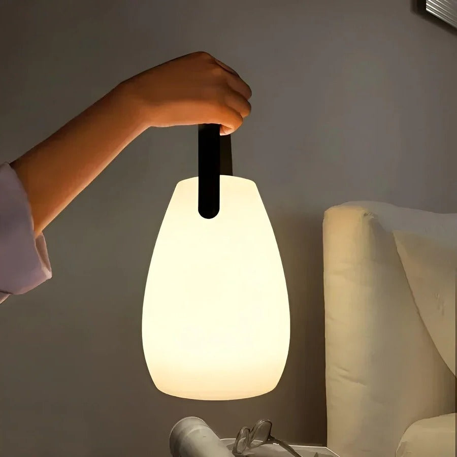 Cordless Waterproof LED Table Lamp - Portable, Rechargeable, and Stylish Indoor/Outdoor Lighting