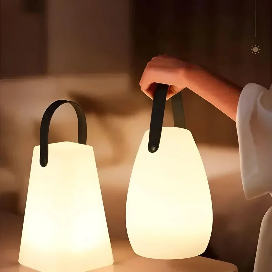 Cordless Waterproof LED Table Lamp - Portable, Rechargeable, and Stylish Indoor/Outdoor Lighting