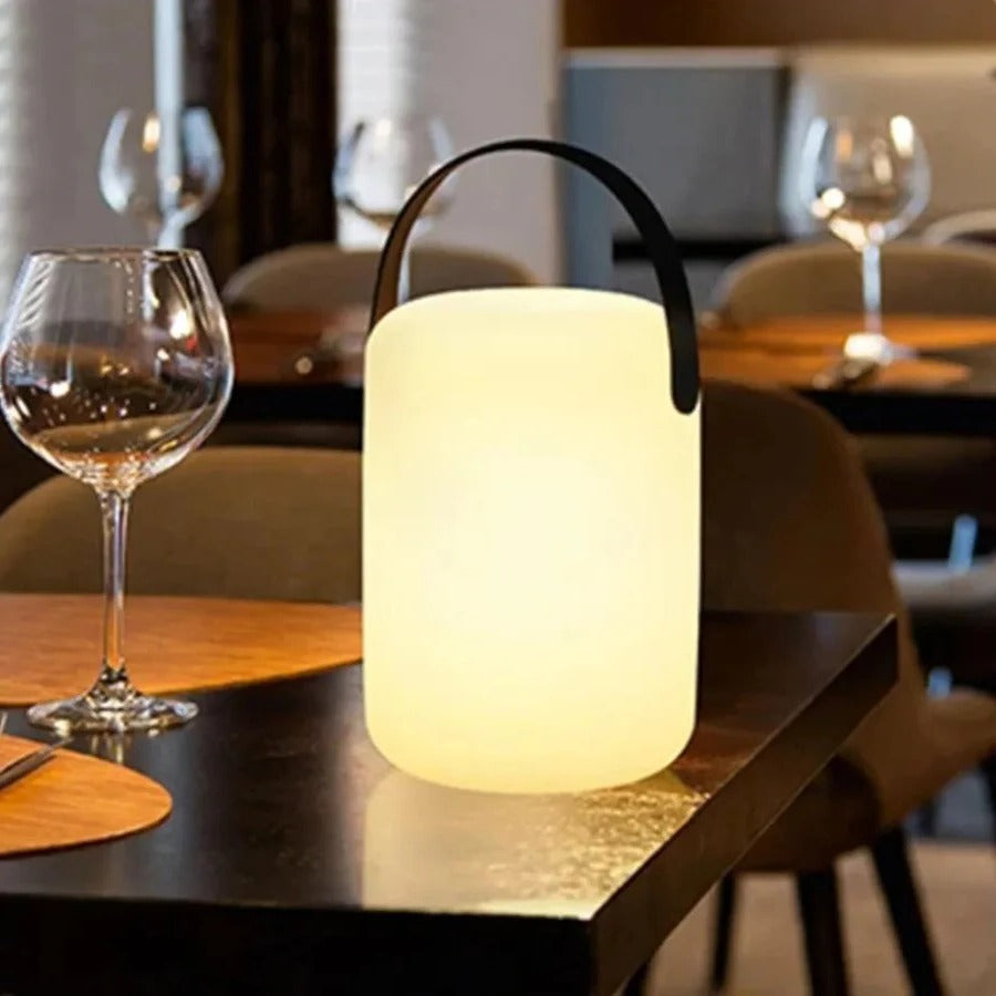Cordless Waterproof LED Table Lamp - Portable, Rechargeable, and Stylish Indoor/Outdoor Lighting