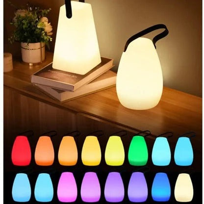 Cordless Waterproof LED Table Lamp - Portable, Rechargeable, and Stylish Indoor/Outdoor Lighting