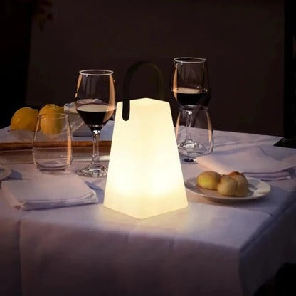 Cordless Waterproof LED Table Lamp - Portable, Rechargeable, and Stylish Indoor/Outdoor Lighting