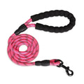 Reflective Dog Leash with Padded Handle for Comfort & Safety - Durable, Adjustable Length, Perfect for Night Walks
